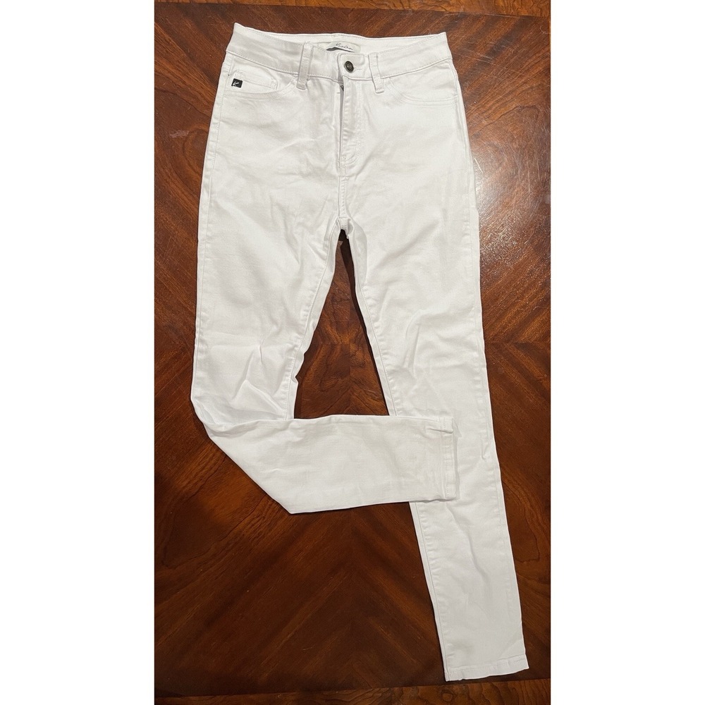 Kancan White Skinny Jeans Womens Size 7/27 Stretch Mid Rise Denim